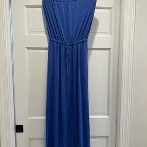 J. Crew Strapless Blue Dress